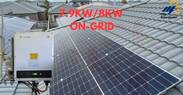 7.9kw/8kw on-grid solar system